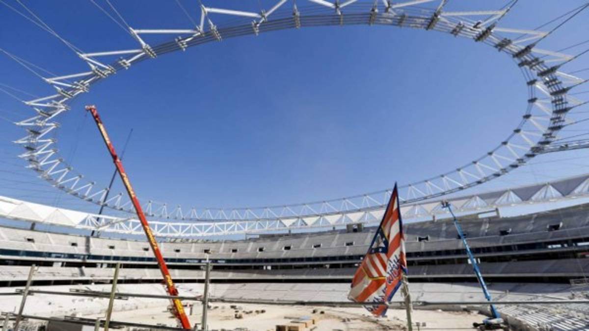 ¡BELLEZA! Así marcha la construcción del nuevo estadio del Atlético de Madrid