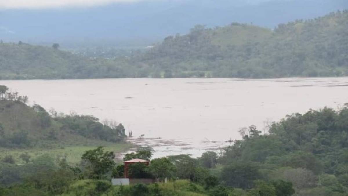 Fotos: Lluvias torrenciales del ciclón Eta resucitaron lagunas desaparecidas en San Pedro Sula