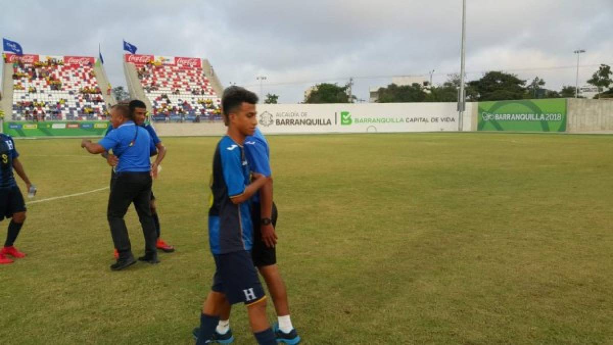 NO SE VIO EN TV: El eufórico festejo de Honduras tras eliminar a Costa Rica en los Centroamericanos