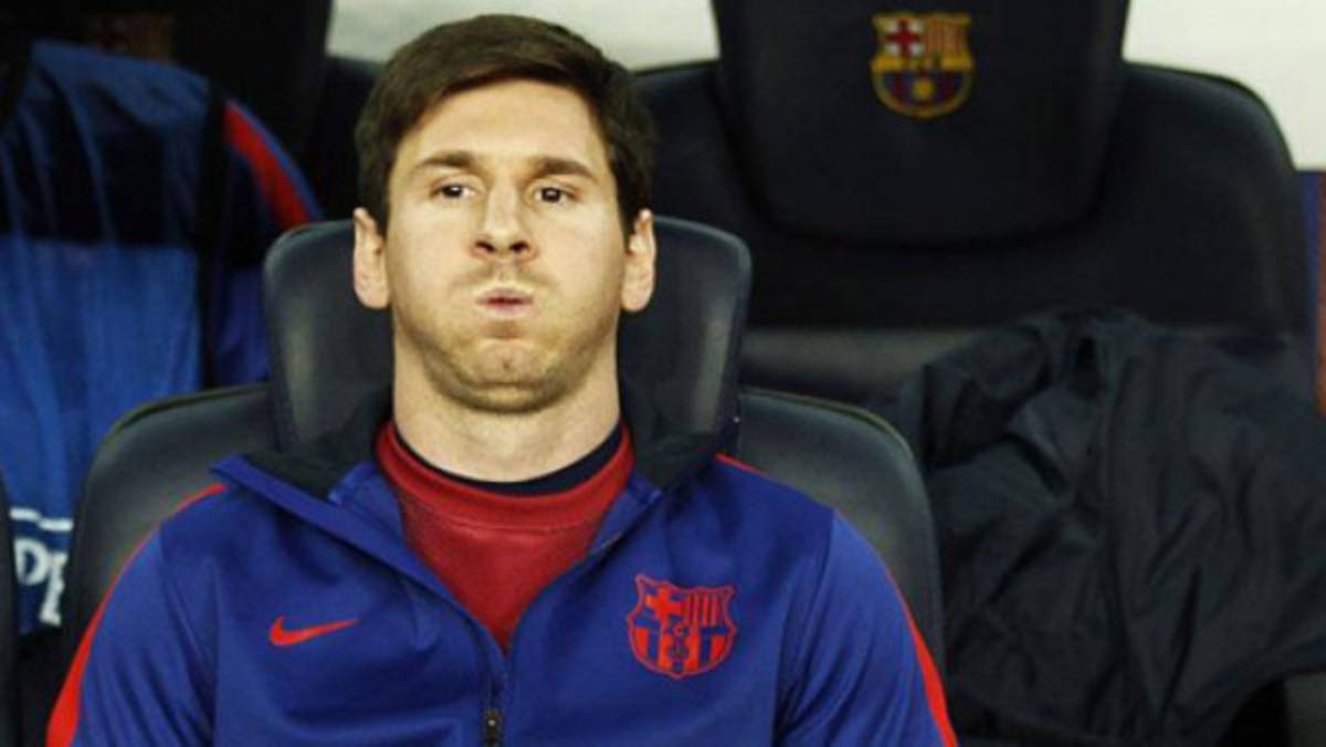 Messi solo jugó 21 minutos ante Betis por lesión