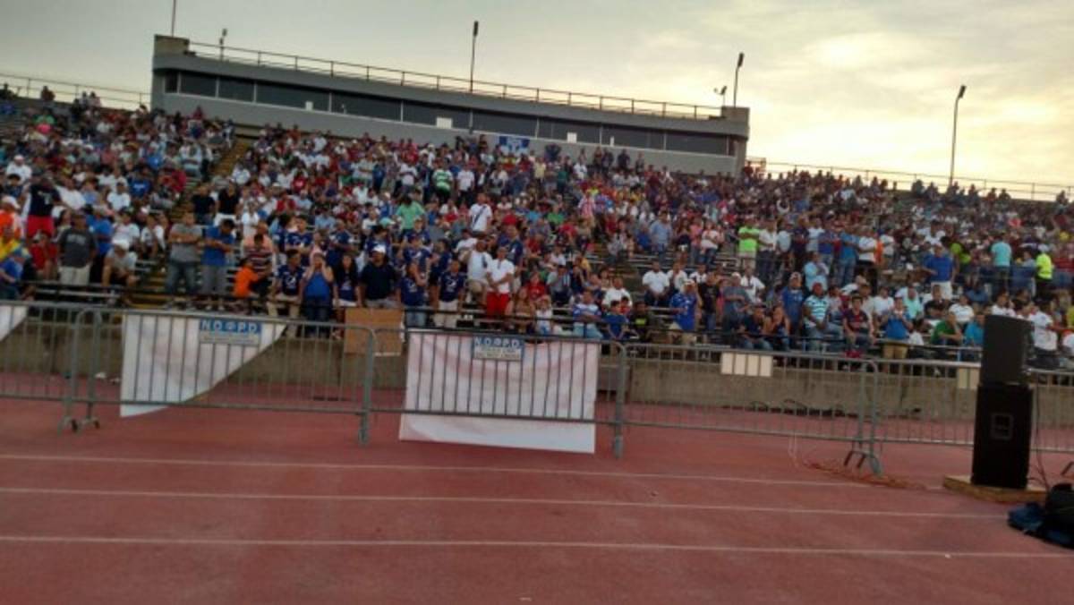El juego Olimpia-Motagua en Nueva Orleans contado en imágenes