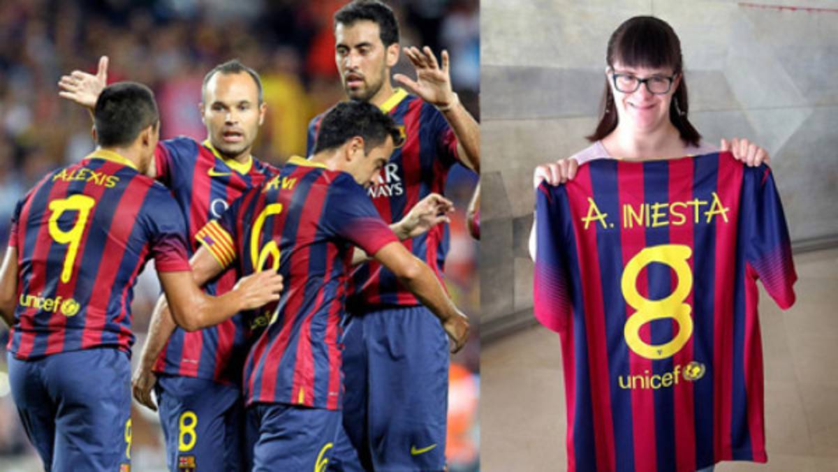 Exitosa subasta benéfica de camisetas del Barcelona usadas en el Joan Gamper