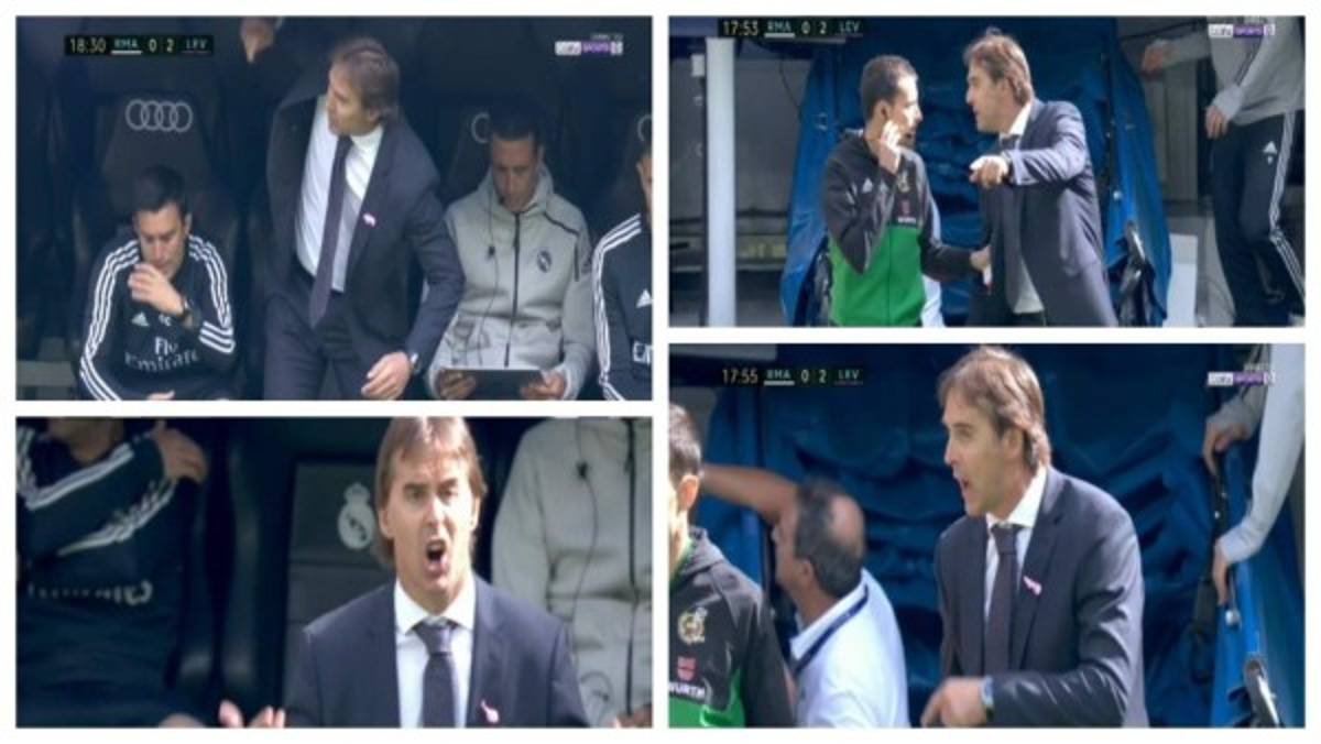FOTOS: La bronca de Lopetegui y la frustración de los jugadores del Real Madrid