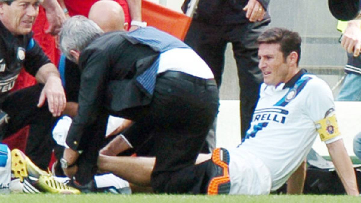Resonancia confirma la rotura del tendón de Aquiles de Zanetti