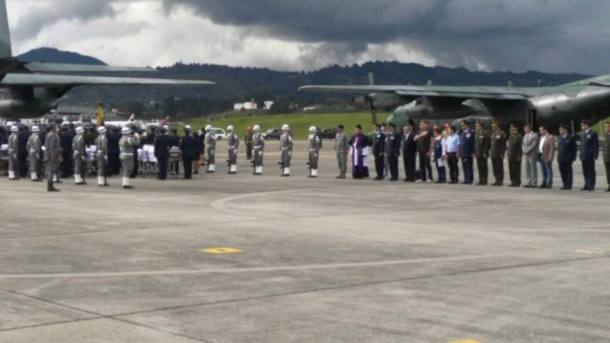 ¡Durísimo! Las imágenes de la repatriación de jugadores del Chapecoense