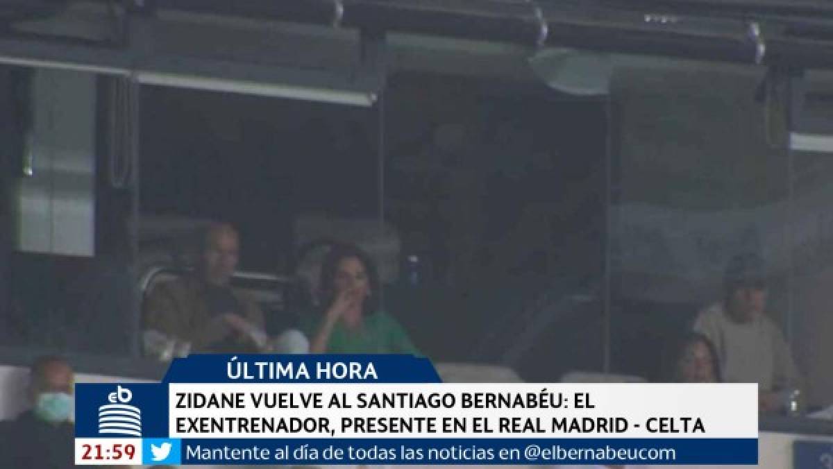 Locura de Vinicius y Camavinga; Zidane regresó al Bernabéu y homenaje especial en la victoria del Real Madrid