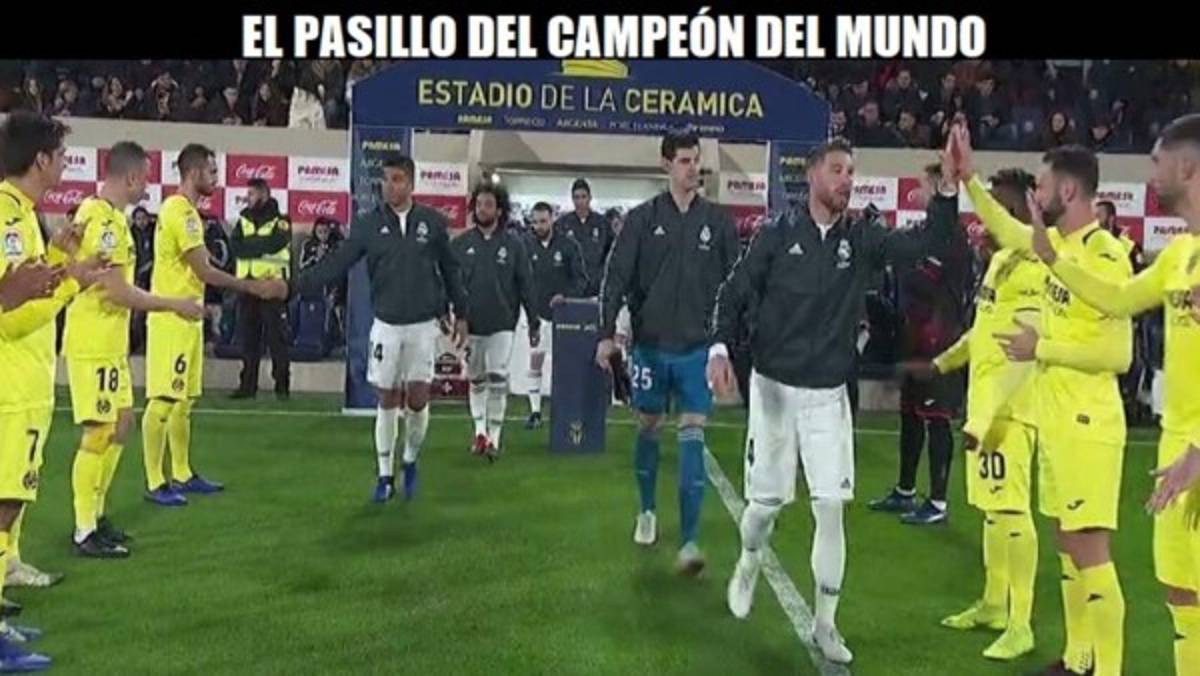 Crueles memes contra el Real Madrid por empatar el primer partido del 2019 contra Villarreal