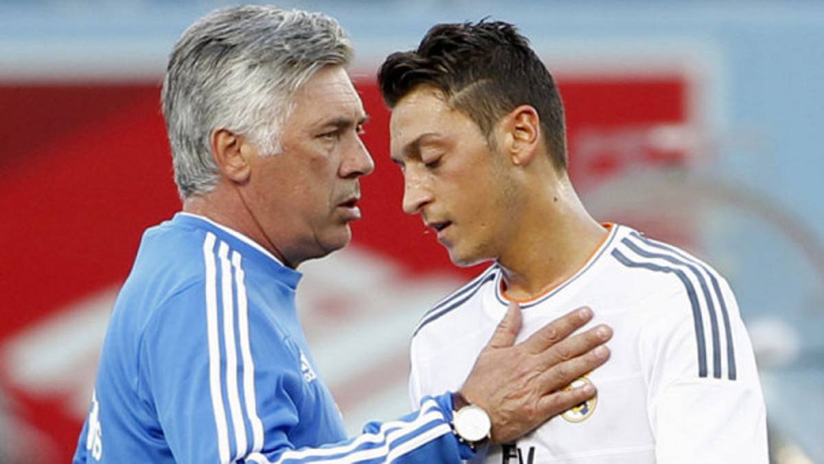 Ancelotti: 'Fue un error darle a Ozil la posibilidad de salir”