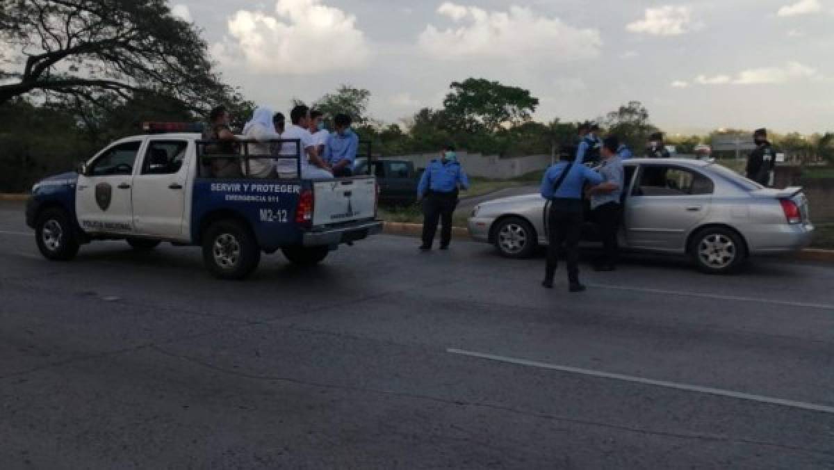 Curiosas fotos que está dejando el toque de queda por coronavirus en Honduras