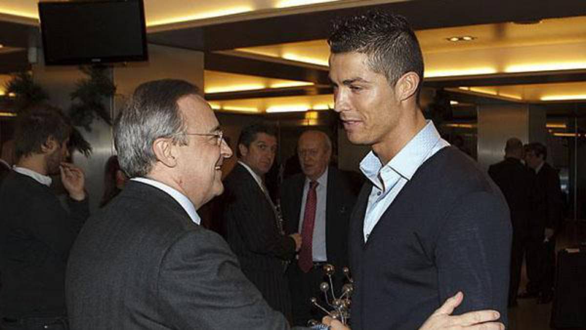 Florentino Pérez asegura que pronto renovará a Cristiano Ronaldo