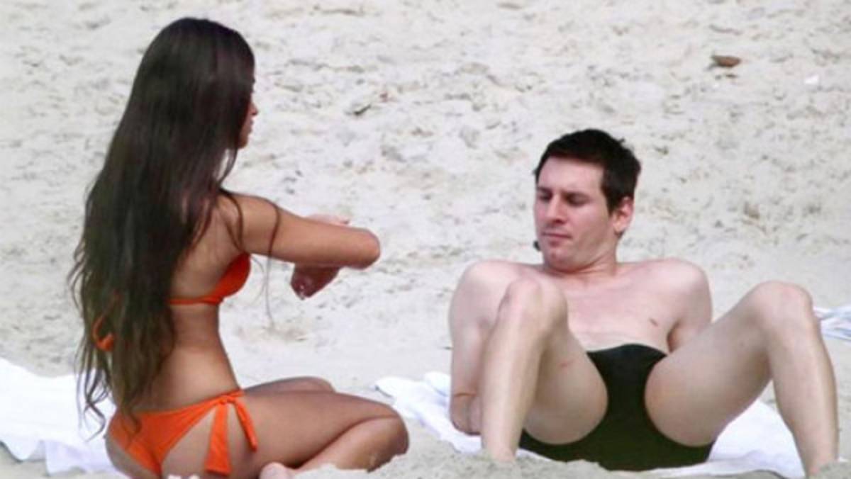 Messi de vacaciones en México