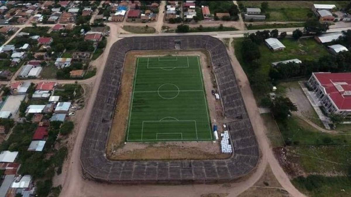 ¿Qué club te gustaría que la estrenara? Así quedó la cancha del estadio Roberto Suazo Córdova