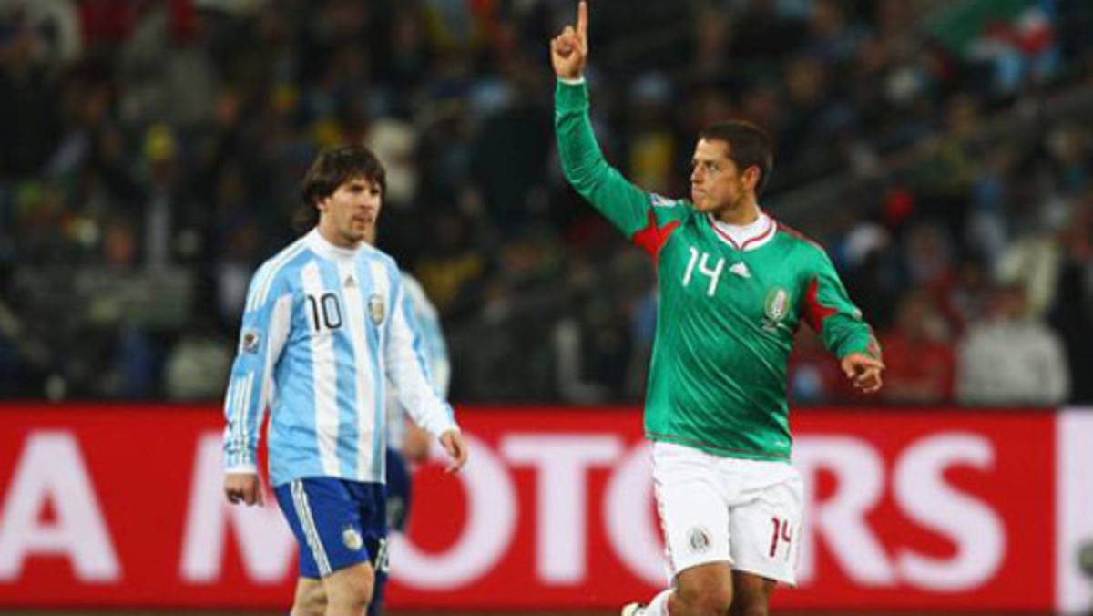 Messi contra 'Chicharito' Hernández tendrá su revancha ahora en Suecia