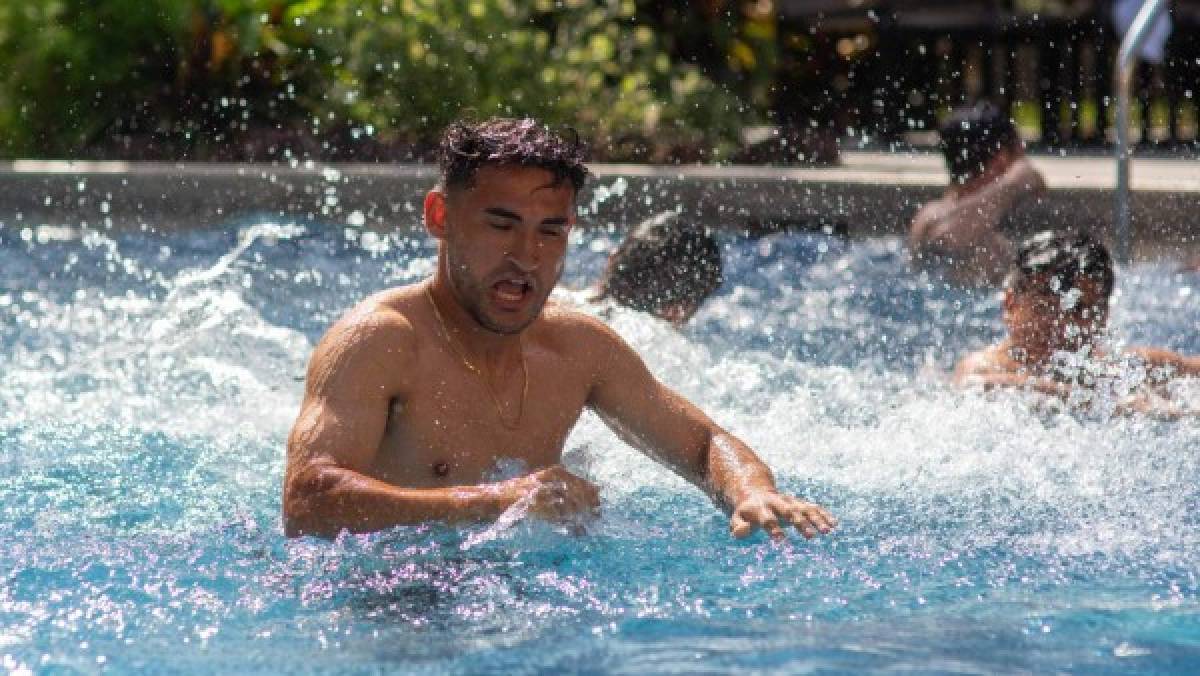 ¡Piscina, sol y risas! Así disfrutan los jugadores del Seattle Sounders en San Pedro Sula