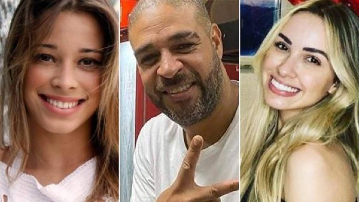 Adriano y su polémico trio amoroso: Fue captado con dos de sus ex novias en un hotel de Brasil