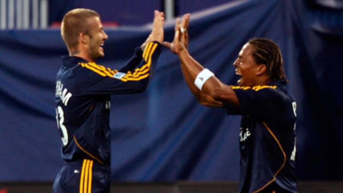 12 fotos que demuestra la buena relación de Pavón y Beckham en Galaxy