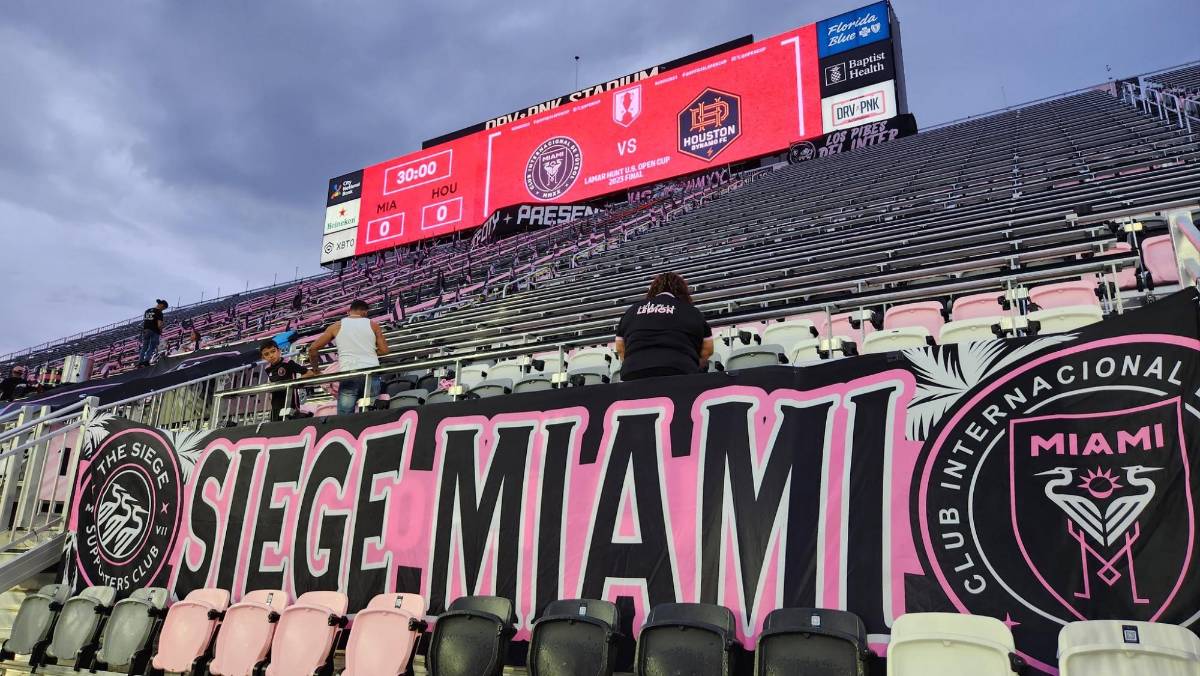 El ambiente en Miami por la final de la US Open Cup entre Inter Miami y el Houston Dynamo; Zidane presente, ¿y Messi?