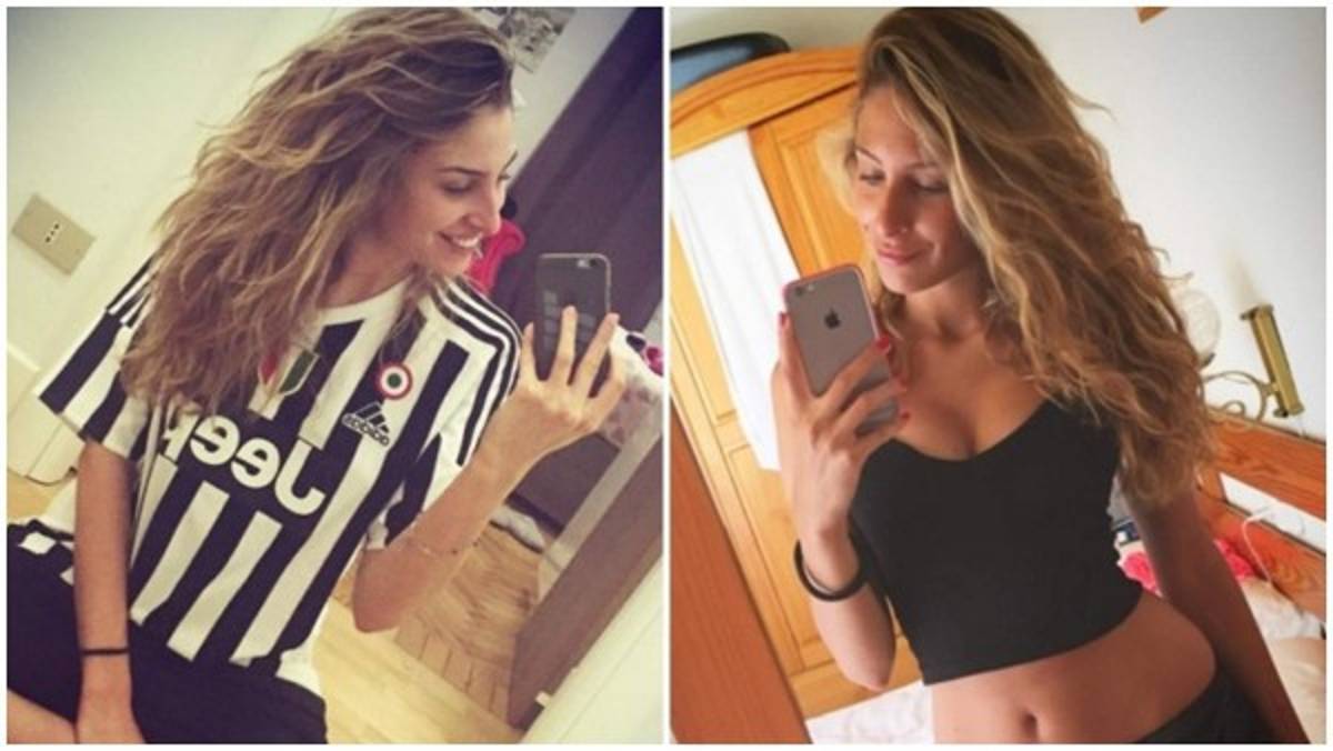 Valentina Allegri, sonrojó a los aficionados en las redes sociales