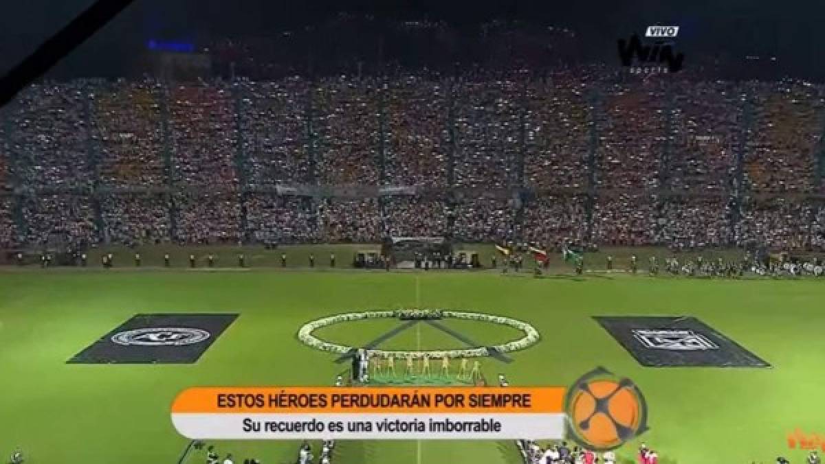 El estadio de Medellín fue insuficiente para el homenaje al Chapecoense