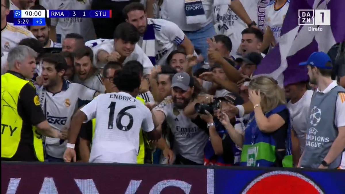 Mbappé recordó a leyenda con su festejo, motivo de la bronca de Ancelotti y revés del VAR al Real Madrid en Champions