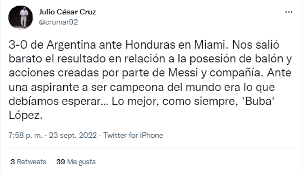 Periodistas reaccionan tras el baile que le dio Argentina a Honduras en Miami y por lo que ocurrió al final con Messi