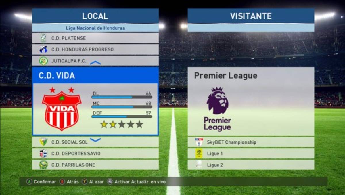 Así luce la Liga Nacional y Selección de Honduras en PES 2017