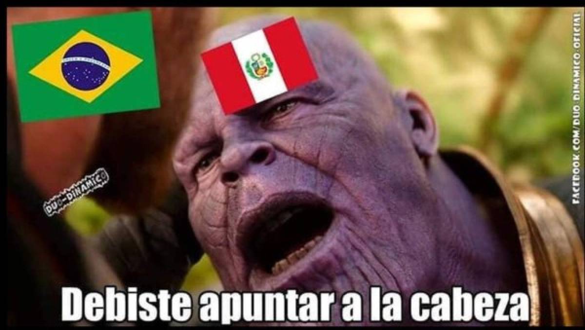 Los memes que calientan la final de la Copa América entre Brasil y Perú