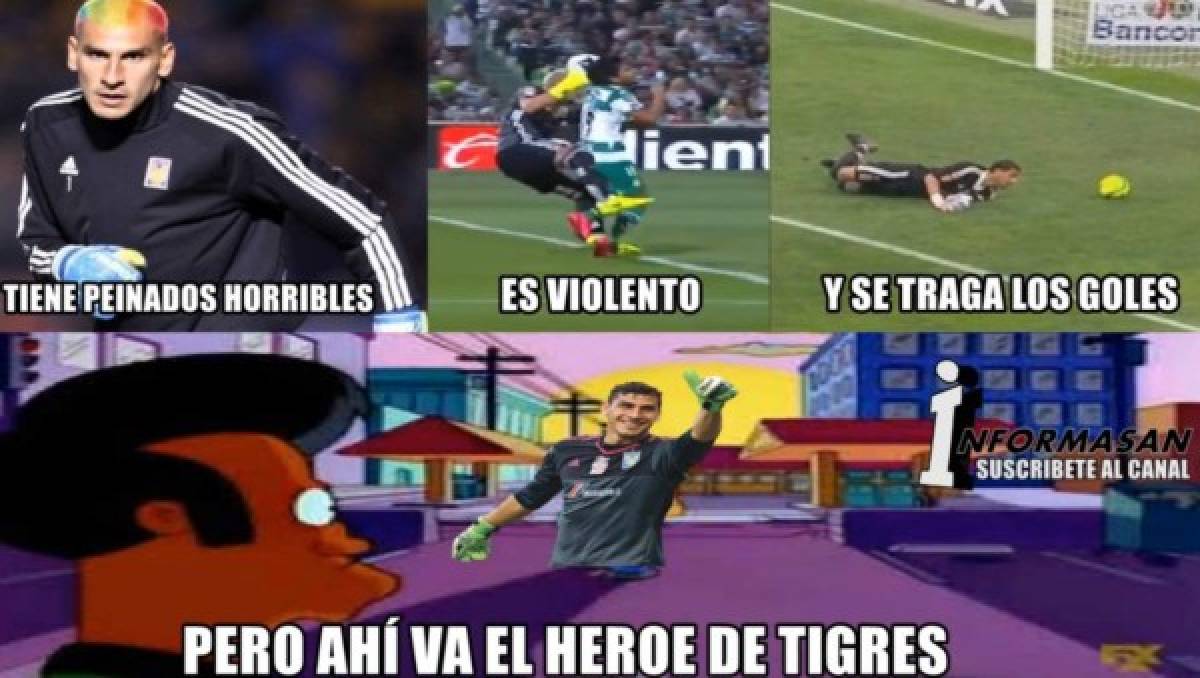 América, Tigres y Nahuel Guzmán, víctimas favoritas de los memes en la Concachampions