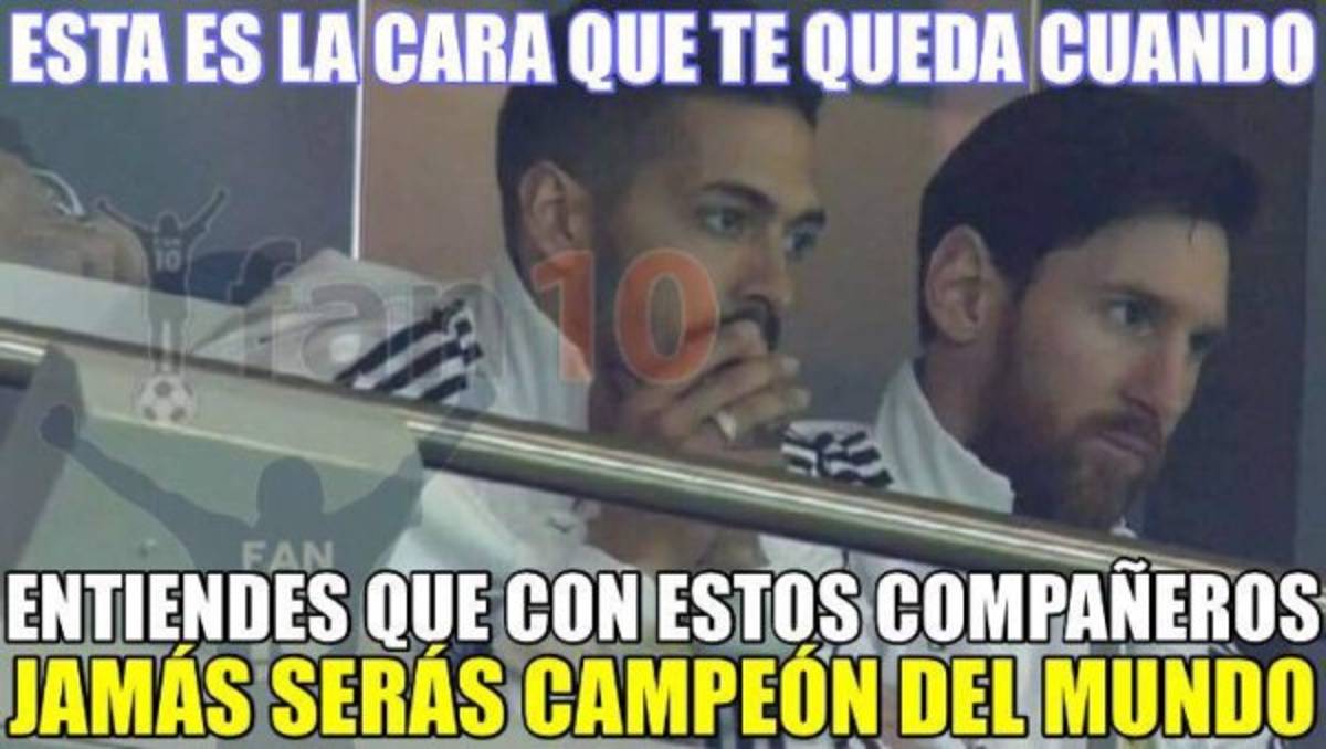 MEMES: Hacen pedazos a Argentina y a Messi tras la goleada recibida ante España