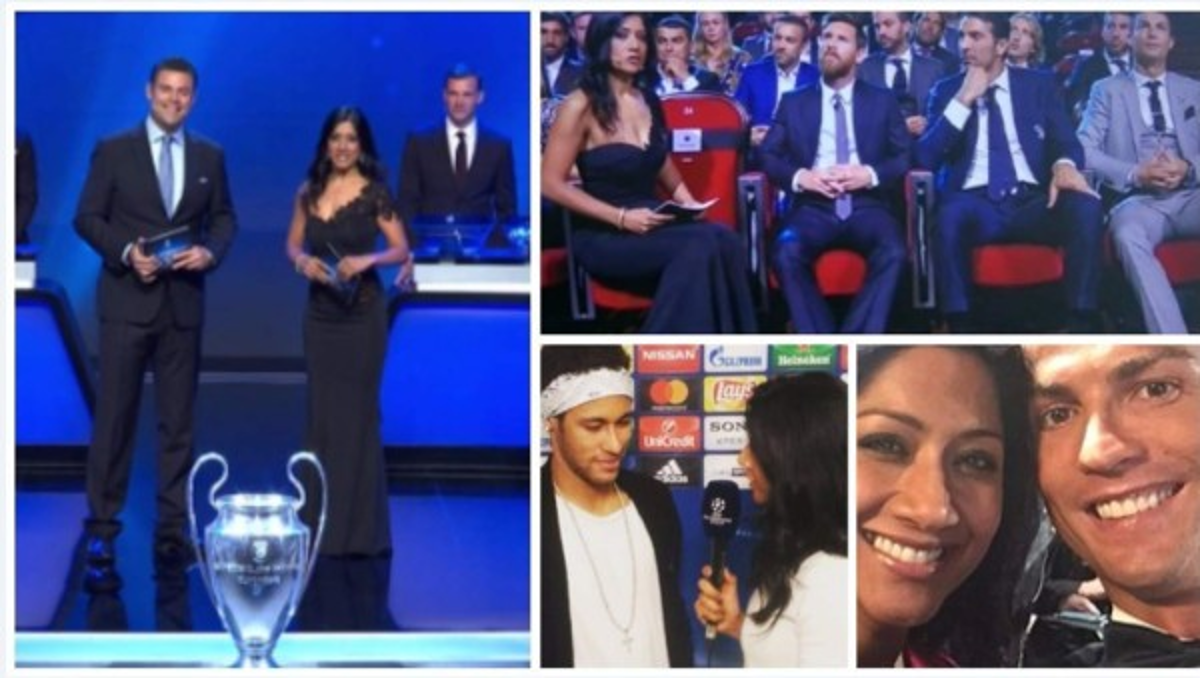 Las fotos más curiosas que dejó el sorteo de Champions con Messi y CR7 de protagonistas