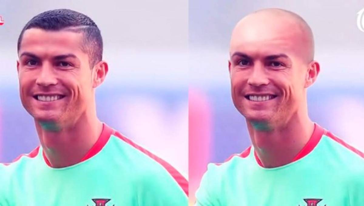 ¿Ya vieron a Messi y a Özil? Así serían los cracks del fútbol si fueran calvos