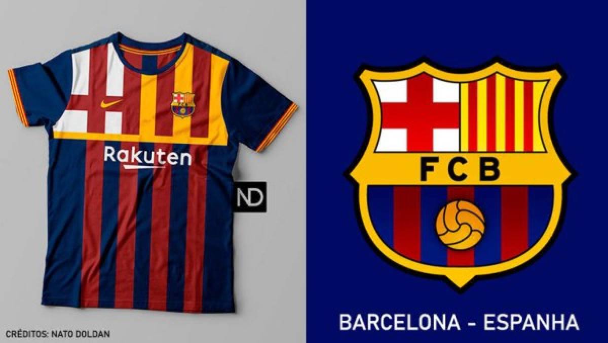 ¿Cómo serían? Las espectaculares camisas de fútbol inspiradas en el escudo del club