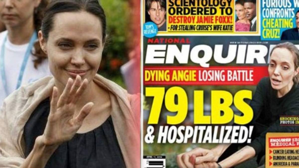 Especial: Extrema delgadez podría llevar a la muerte a Angelina Jolie