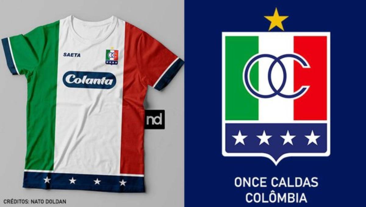 ¿Cómo serían? Las espectaculares camisas de fútbol inspiradas en el escudo del club