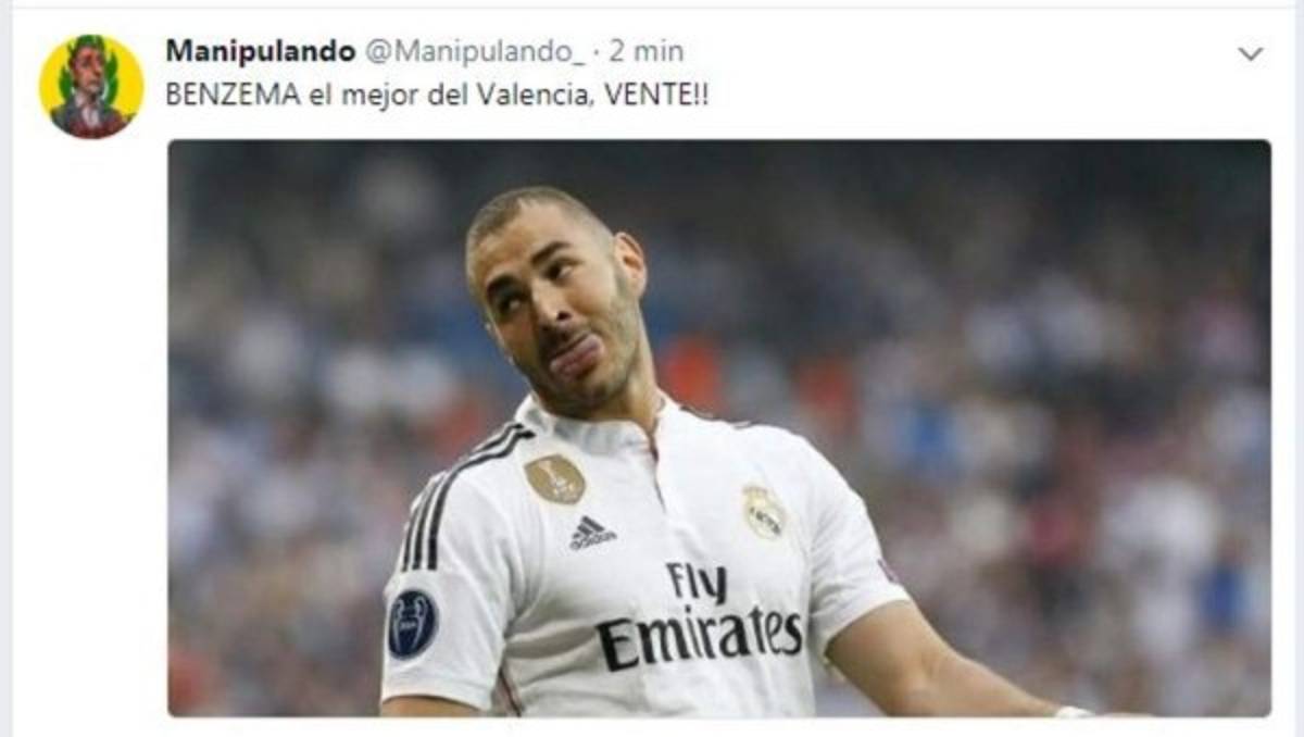Los memes atacan a Bale y Benzema tras el empate del Madrid ante Valencia