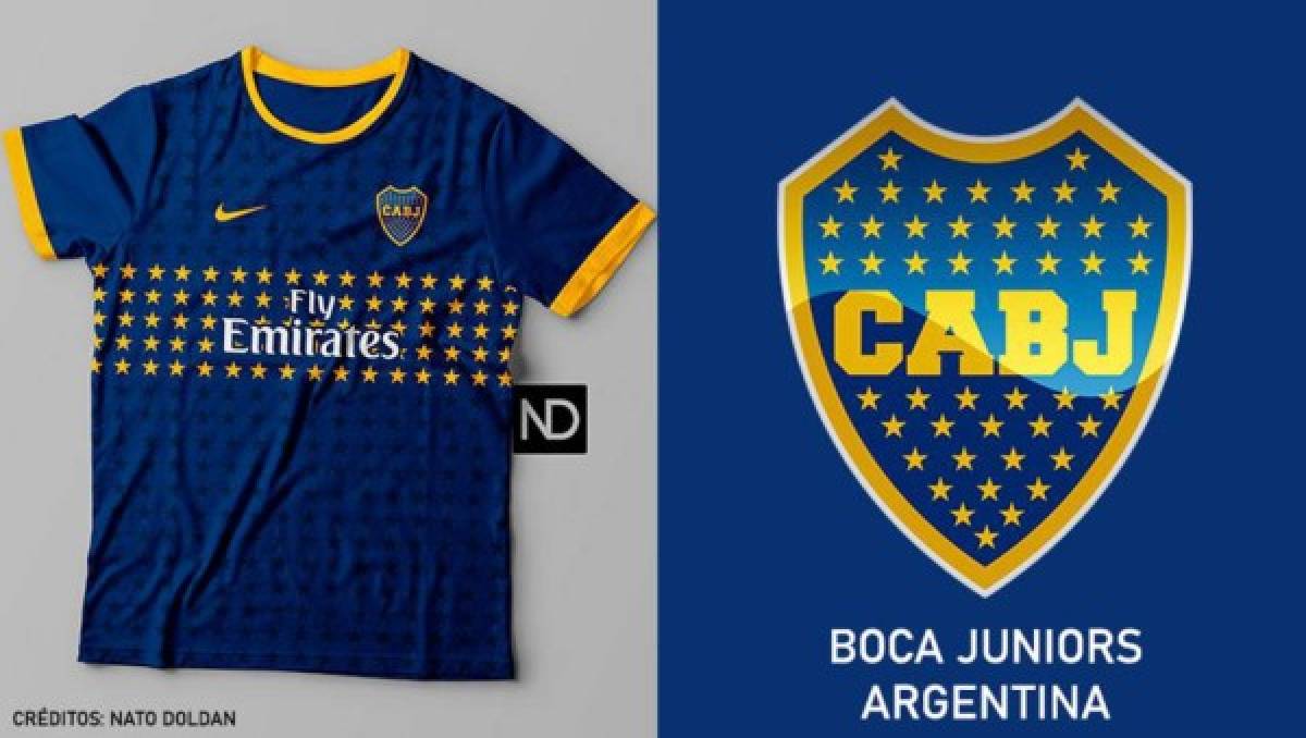 ¿Cómo serían? Las espectaculares camisas de fútbol inspiradas en el escudo del club