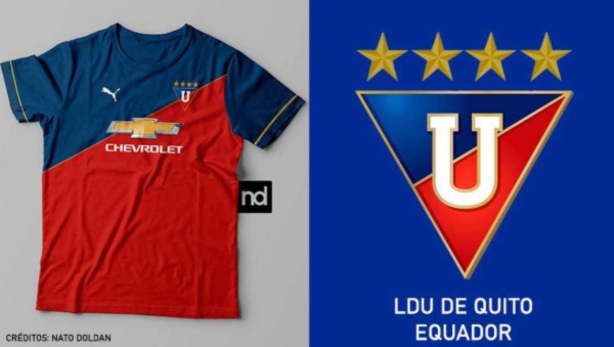 ¿Cómo serían? Las espectaculares camisas de fútbol inspiradas en el escudo del club