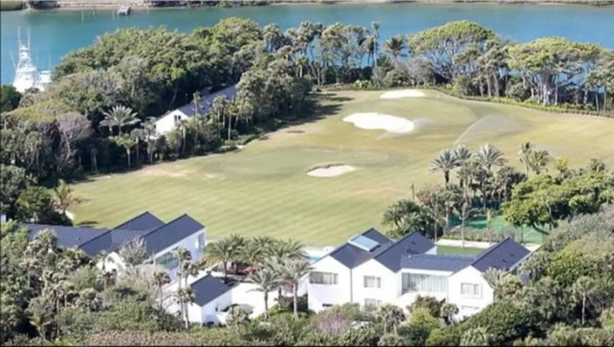 La mansión de 47 millones donde pasa la cuarentena Tiger Woods en Florida