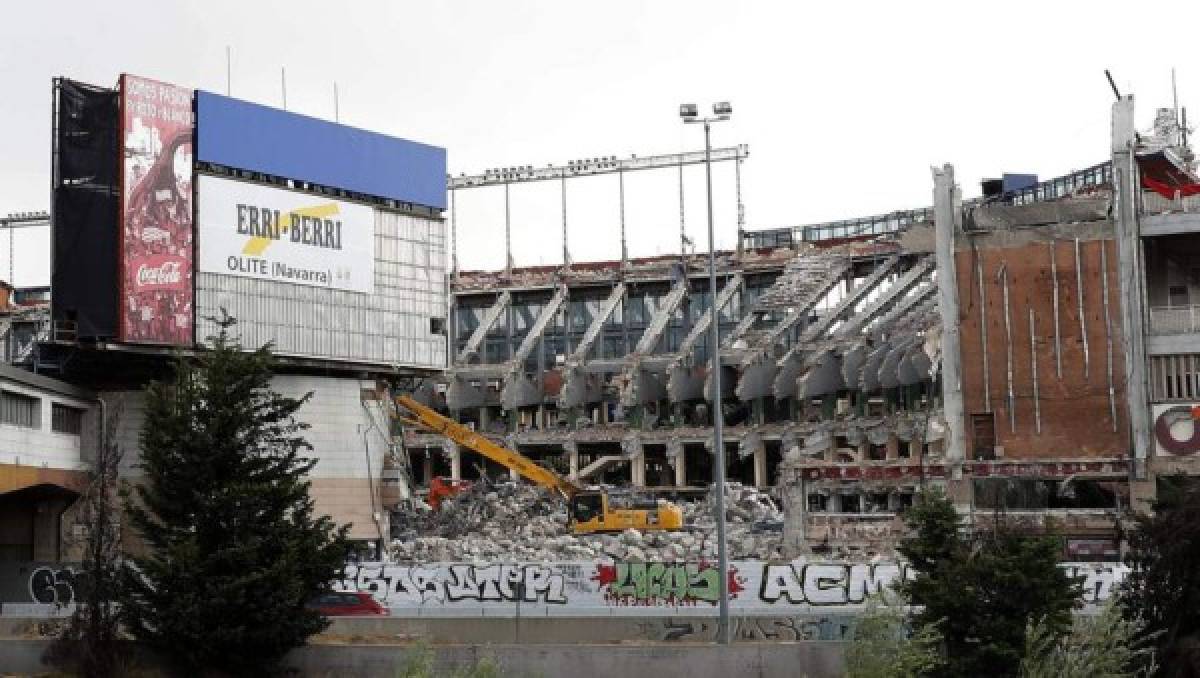 Nuevas y dolorosas fotos: Así avanza la demolición del estadio Vicente Calderón