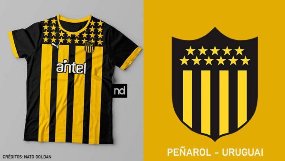 ¿Cómo serían? Las espectaculares camisas de fútbol inspiradas en el escudo del club