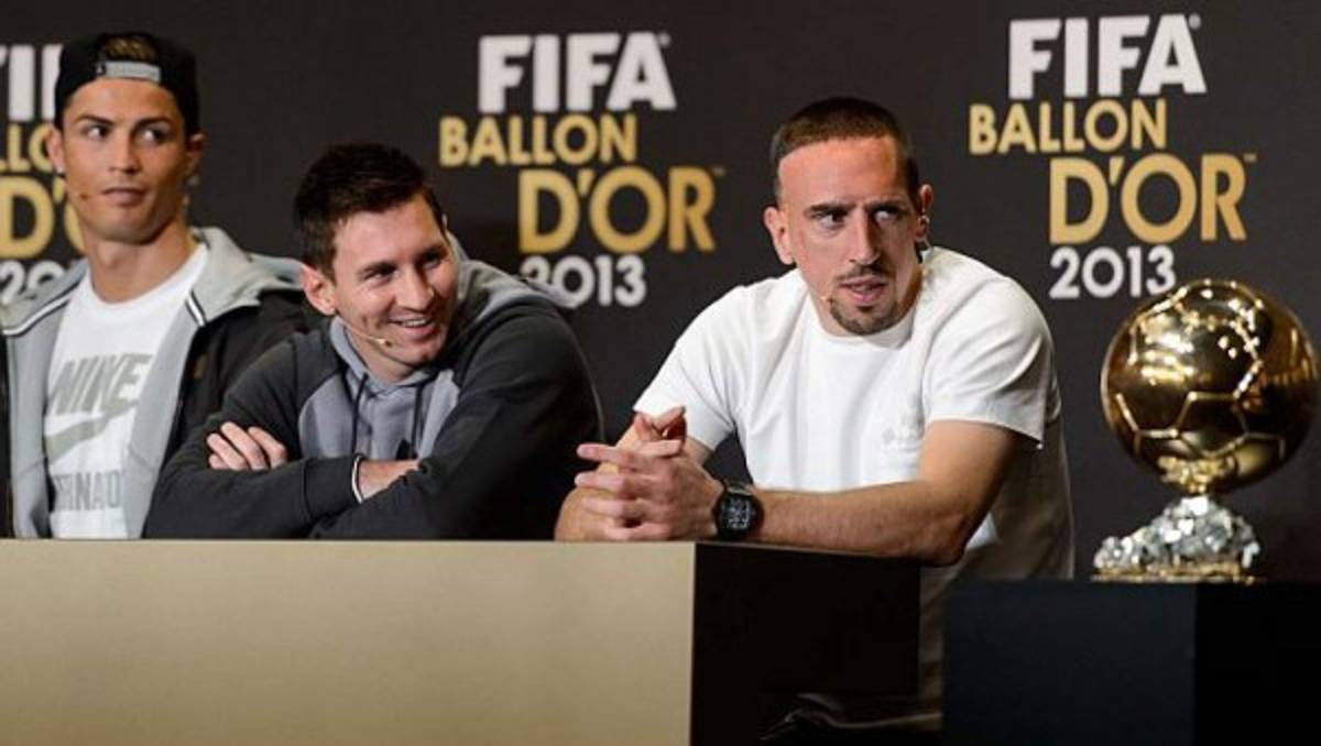 Los rostros de Cristiano Ronaldo en Balones de Oro frente a Lionel Messi