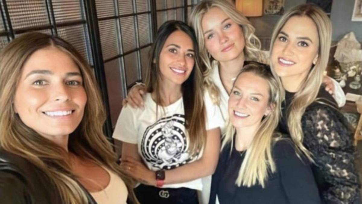 Así celebraron Antonela Roccuzzo y las mujeres de los jugadores del Barcelona el título de la Copa del Rey