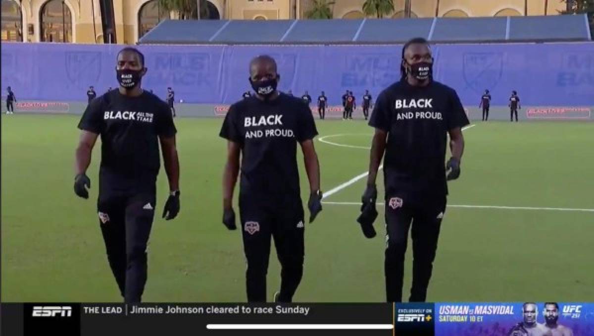 'Negro y orgulloso”: Elis, Maynor y Boniek, protestan contra el racismo en el inicio del torneo de la MLS