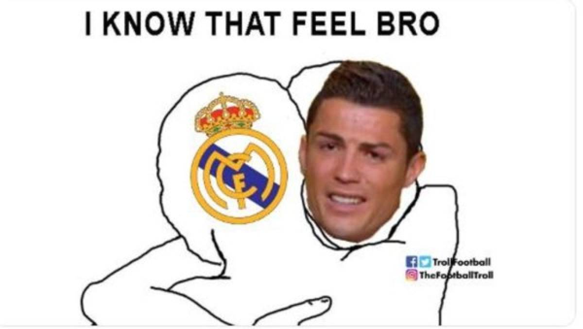 Los otros memes que no has visto y que 'trituran' a Cristiano Ronaldo por la eliminación en Champions