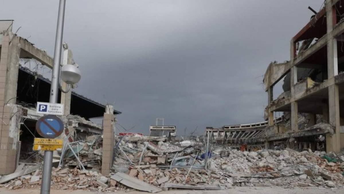 Nuevas y dolorosas fotos: Así avanza la demolición del estadio Vicente Calderón