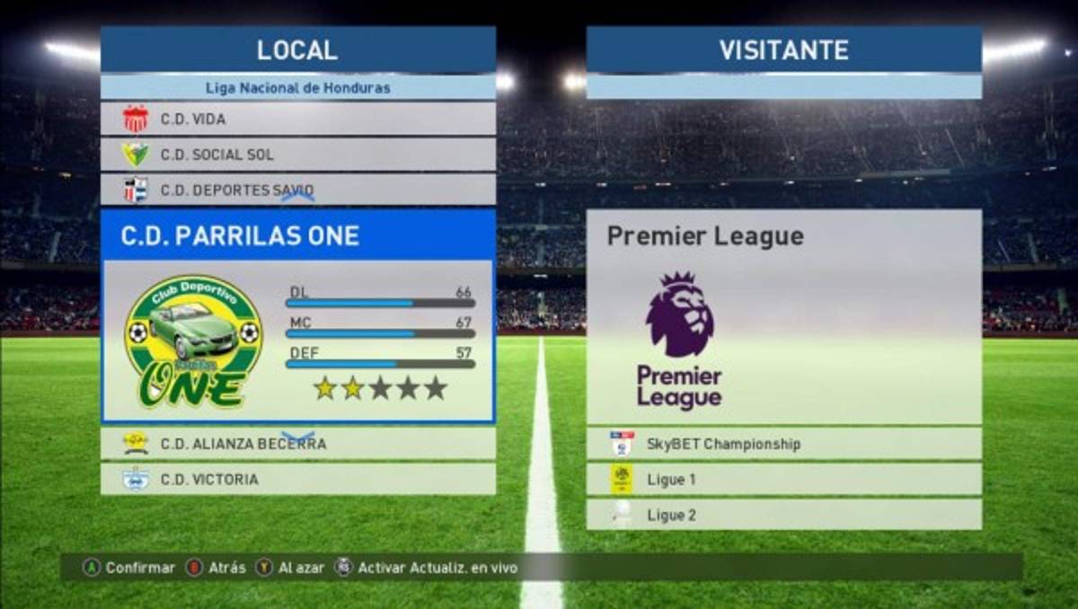 Así luce la Liga Nacional y Selección de Honduras en PES 2017
