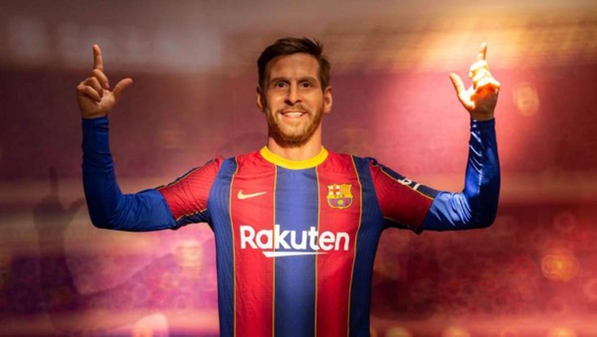 Se parece a todos menos a él: Burlas por la estatua de Messi en museo de cera del Barcelona