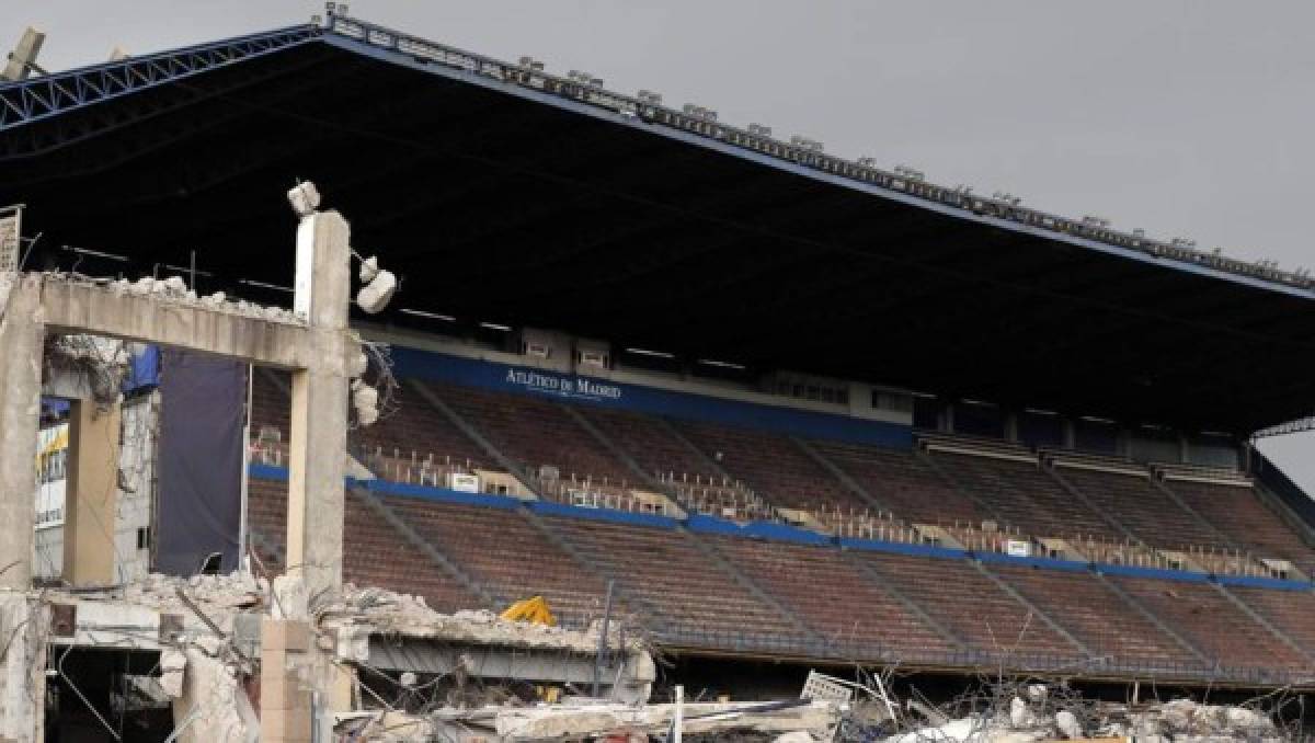 Nuevas y dolorosas fotos: Así avanza la demolición del estadio Vicente Calderón