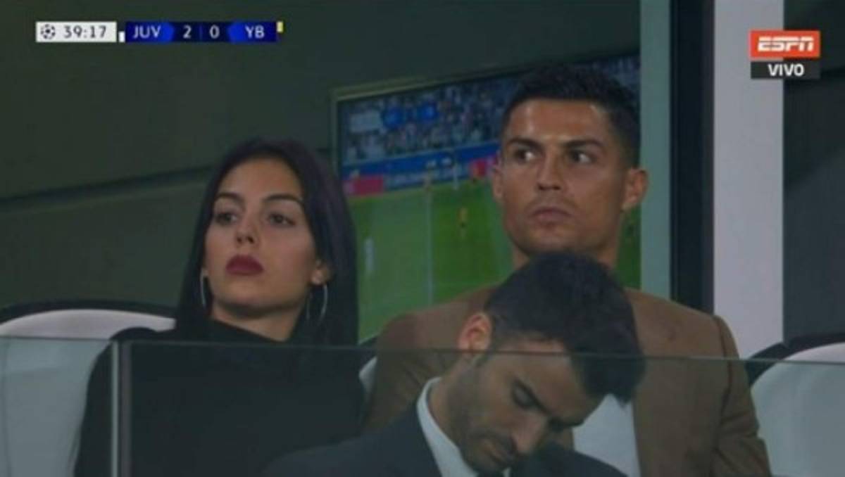 No los deja solo: Cristiano Ronaldo acompañó a la Juventus desde el palco