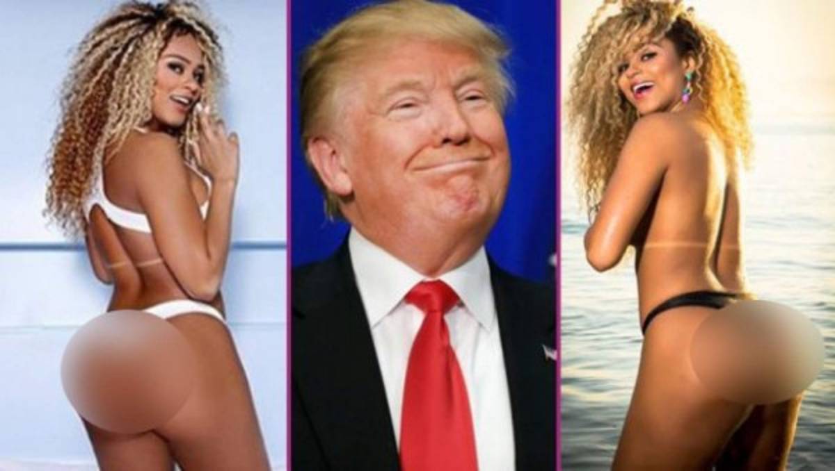 ¡Erika Canella, la Miss Bum Bum, le declara su amor a Donald Trump con candentes fotos!